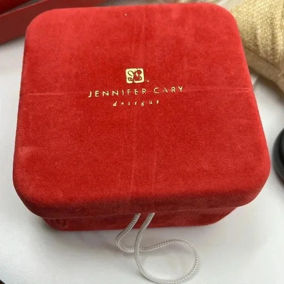 Rare Jennifer Cary 925 Silver Gemstone Earrings & Pendants Set - Picture 15 of 15